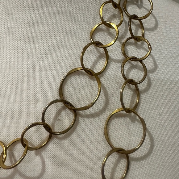 Gold Loop Necklace - Picture 2 of 2